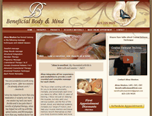 Tablet Screenshot of beneficialbodyandmind.com